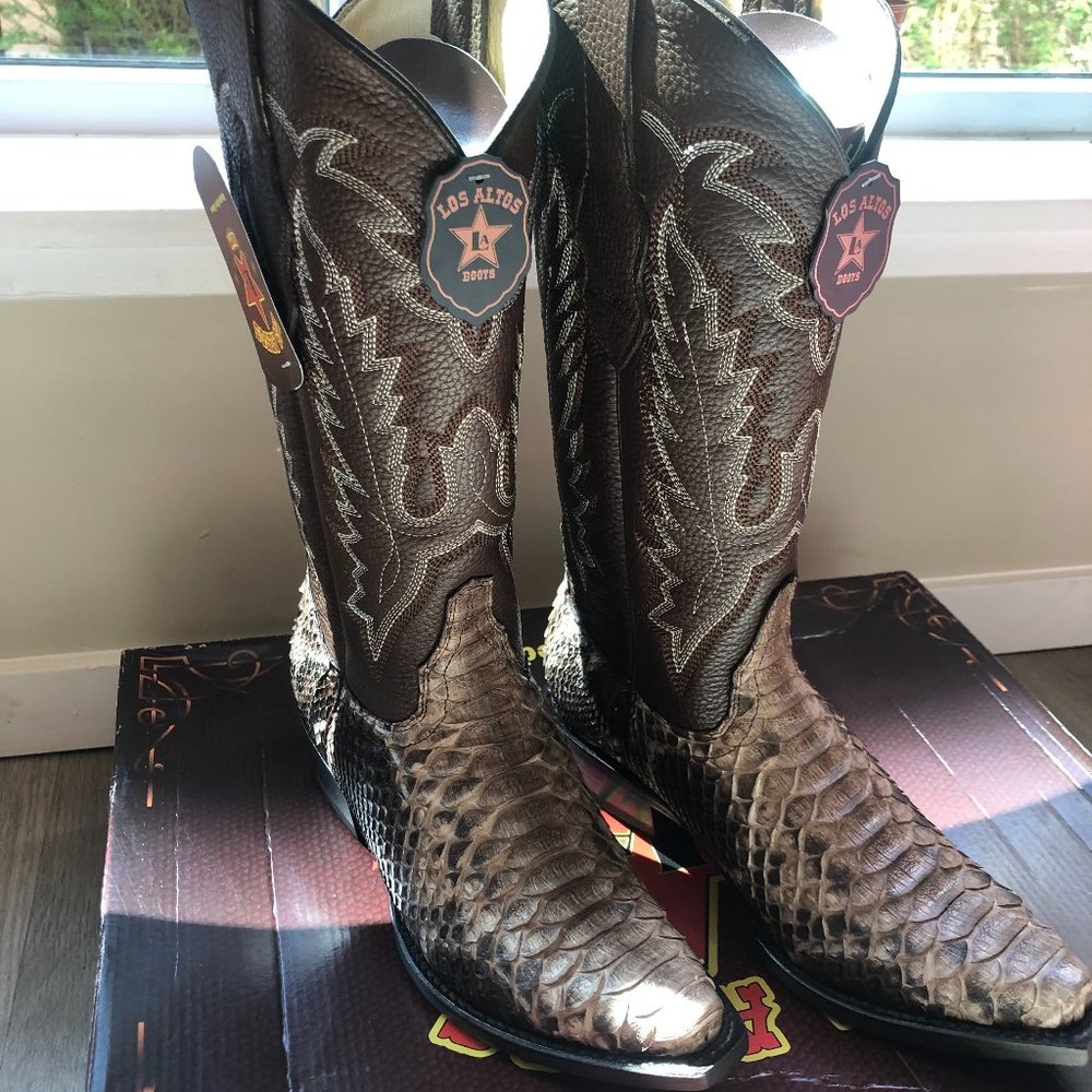 WOMEN LOS ALTOS SNIP TOE PYTHON BOOT Size ( 7 )